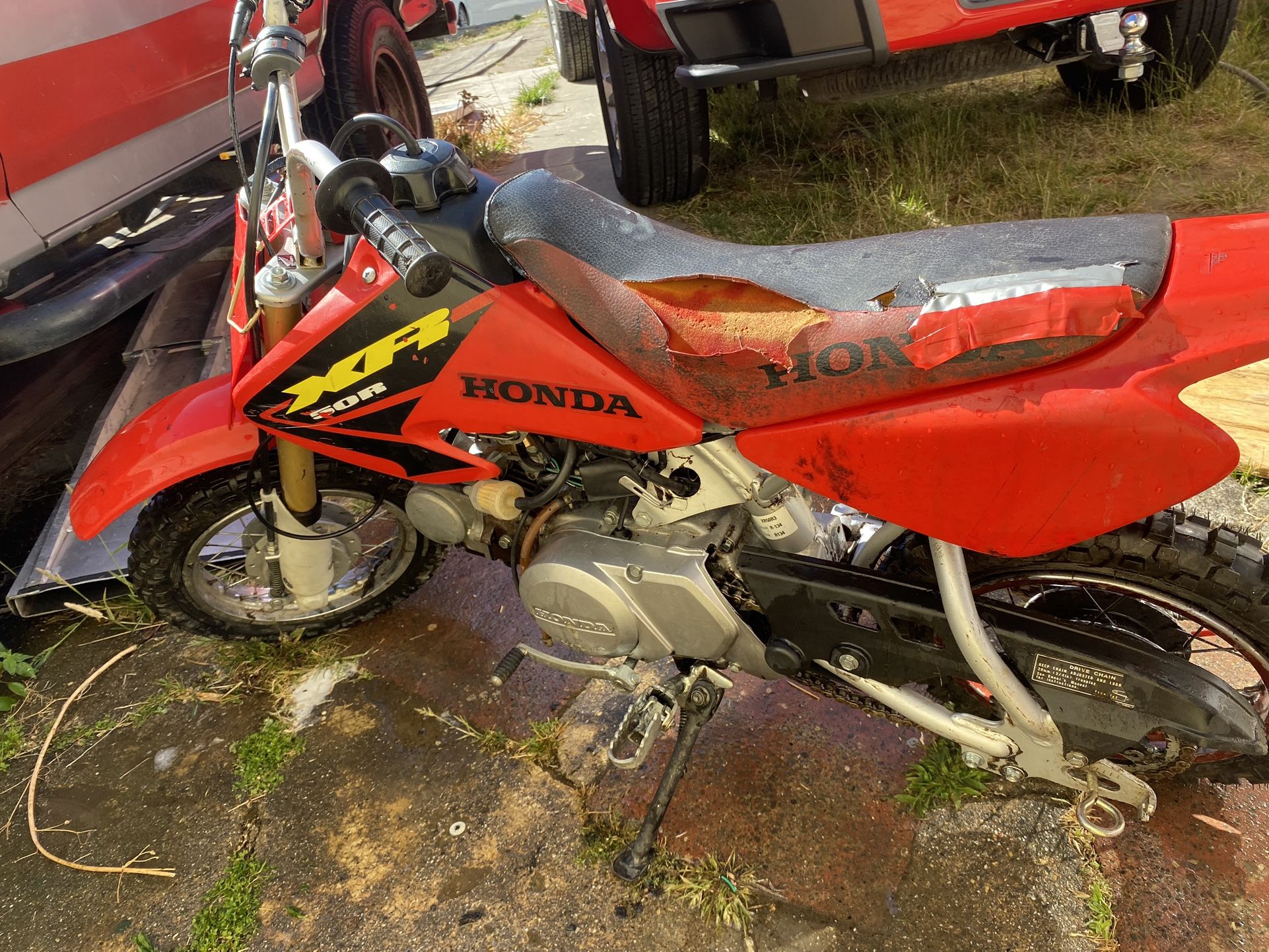Trades$$???? Or cash offers 📲💸✅📲📲📲📲 ✅2003 Honda xr50r need rear axle and key should run good all tryn do carb clean and fresh gas before I sel