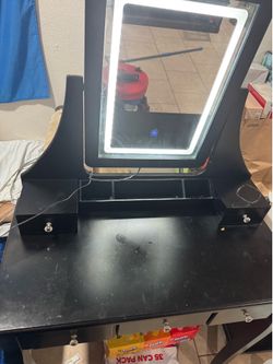 Small black vanity