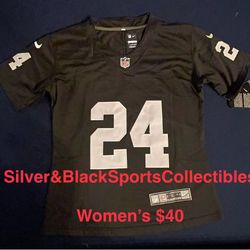 WOMENS STITCHED LAS VEGAS RAIDERS JERSEY SIZE SMALL UP TO 2XL Ships Same Day If Ordered Before 3pm PST