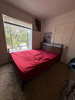 Queen Size Mattress and Bed Frame