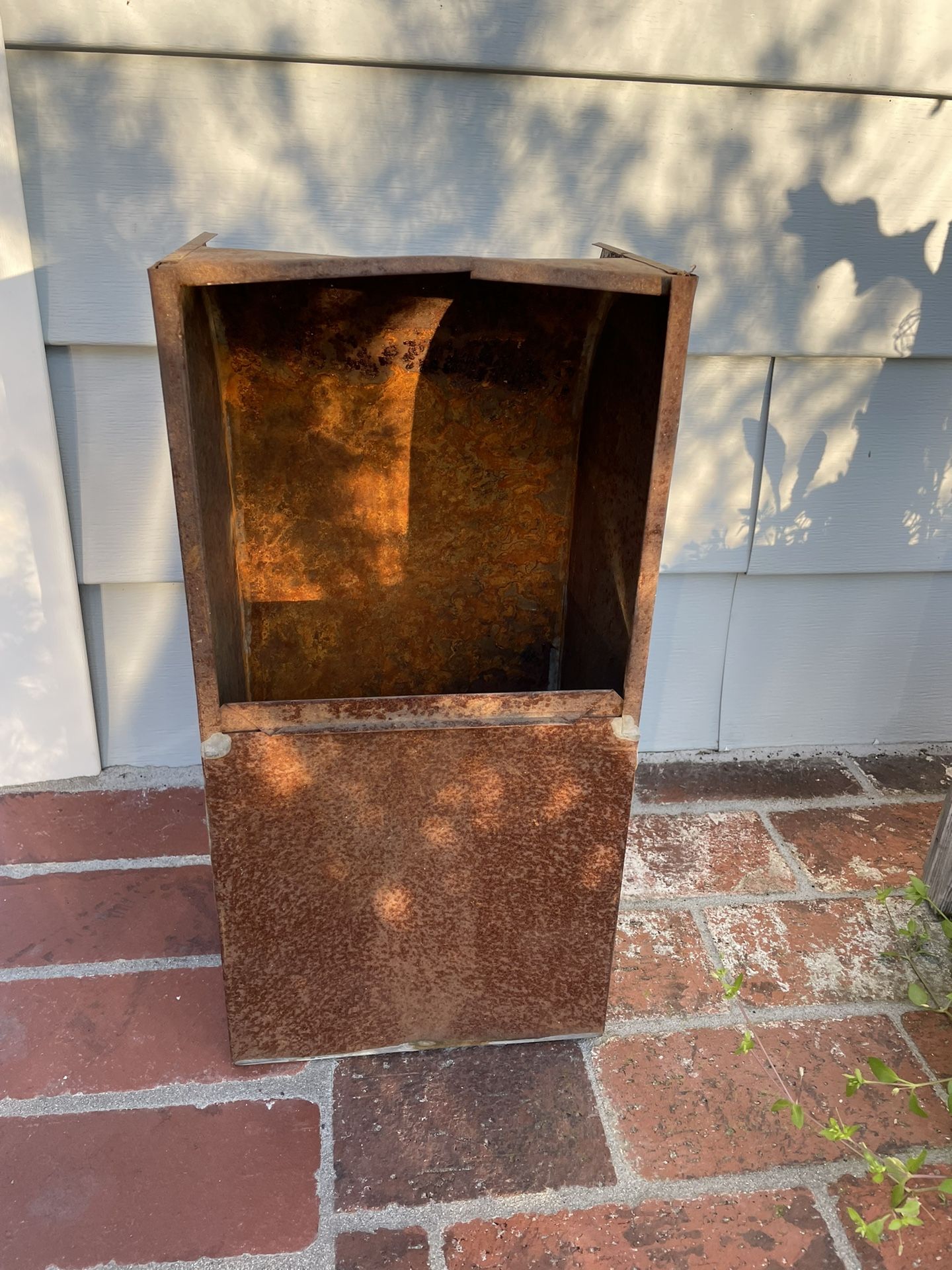Vintage Rusted Feeder W/ Door