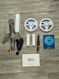 Nintendo Wii System Console White With Accessories Tested and working