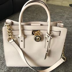 Michael Kors Hamilton Traveler w/ Wallet LG NS TOTE BALLET PURSE Handbag NWT