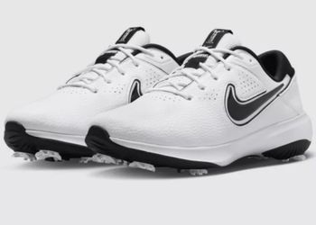 Brand New Nike Air Zoom Victory Pro 3 NN White Black Leather Golf Shoes Sizes 8.5, 13