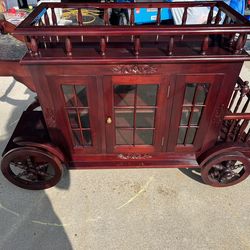 Vintage Bar Cart/ Cake Stand Cart