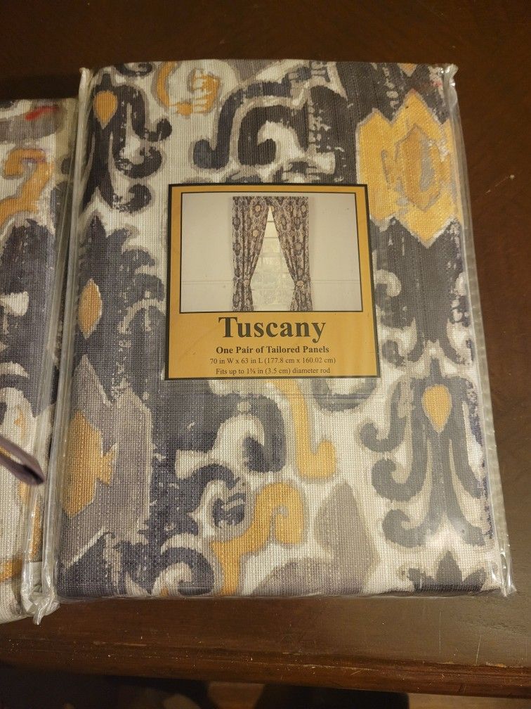 Tuscany 1 Pair Window Curtains