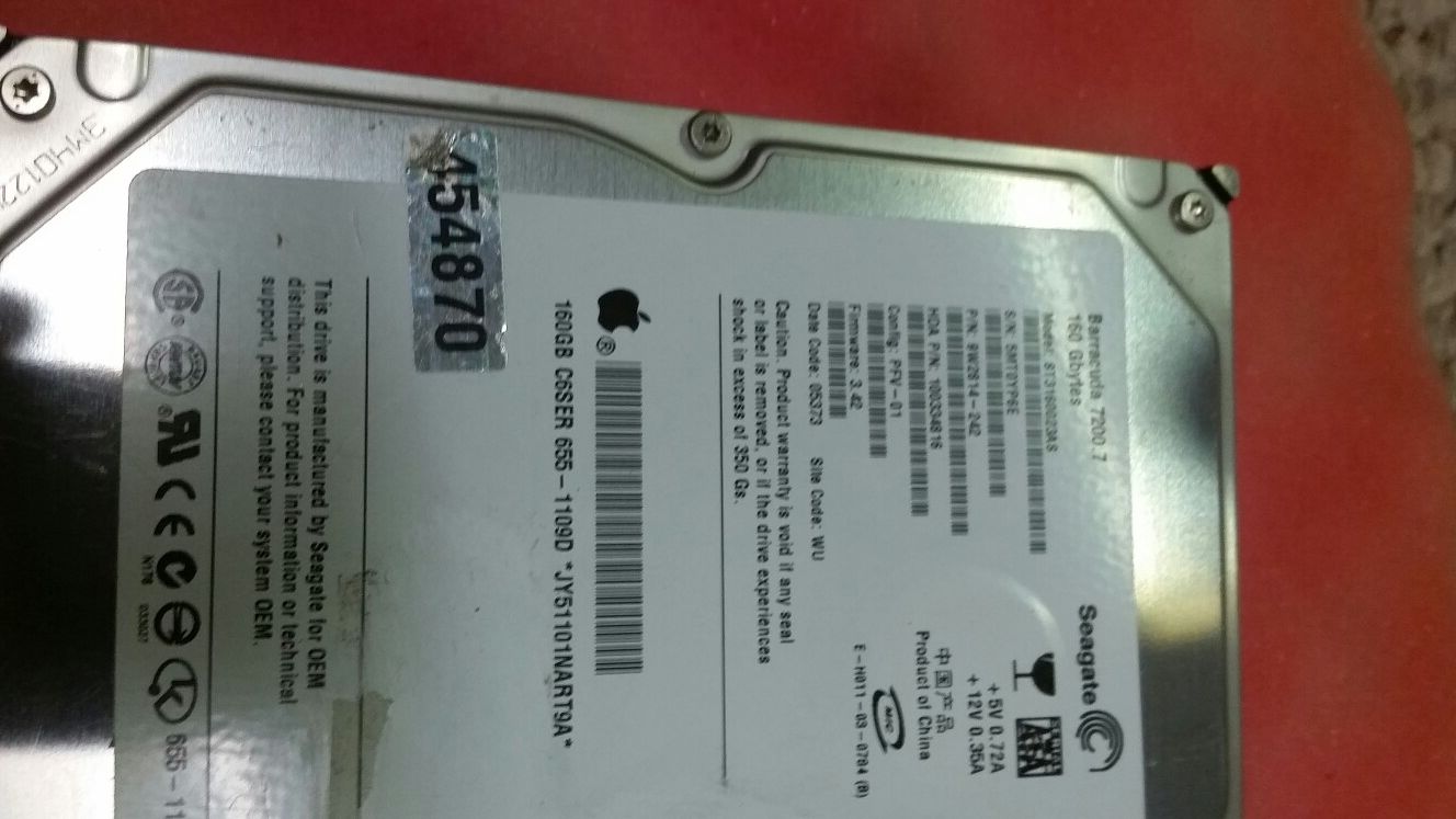 3.5 apple desktop hard drive