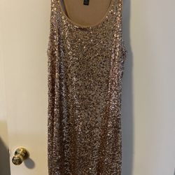 Gold Sequence Dress