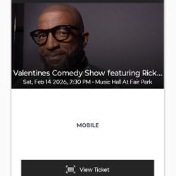 2 Rickey Smiley Vday Tickets