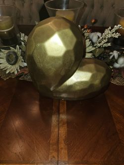 Ceramic Heart Shaped Sculpture