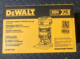 New DeWalt 20V Router