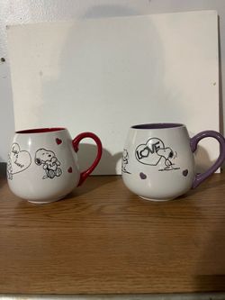 Snoopy coffee cups