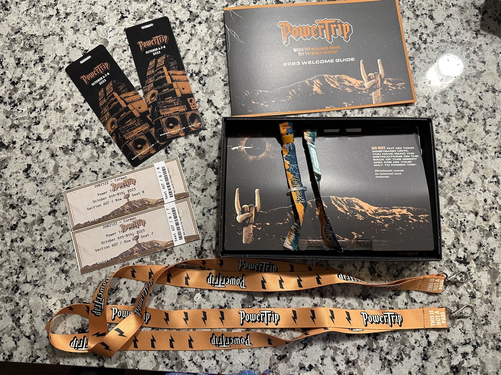 2 PowerTrip Music Festival Grandstand Tickets
