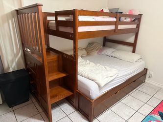 Solid Wood Bunk Bed