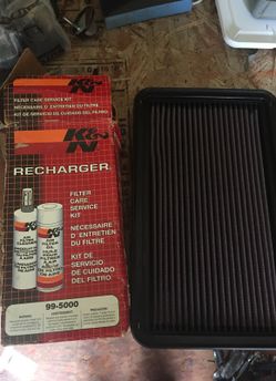 1998-2003 Sienna K&N air filter and service kit