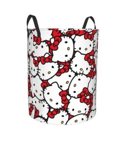 Hello kitty collapsable laundry hamper storage bin