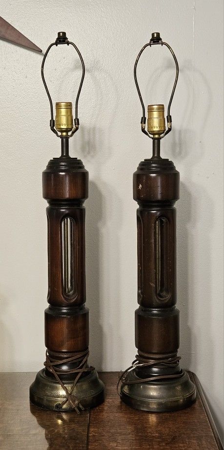 2 Vintage MCM Lamps $40