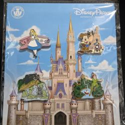Disney Pins - Alice, Mickey, Peter, Jungle Book