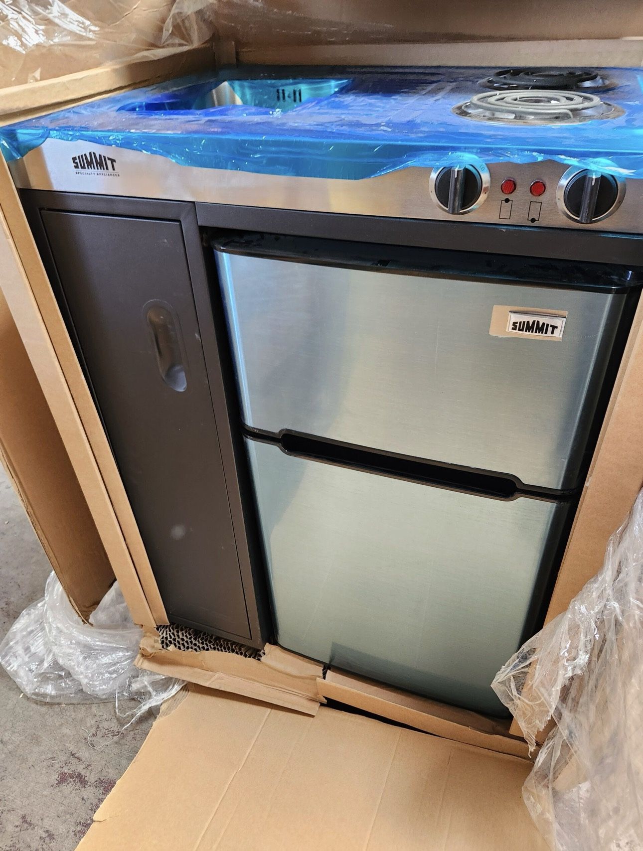 Summit 30 in. Compact Kitchen in Black