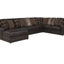Italian Leather Sectional