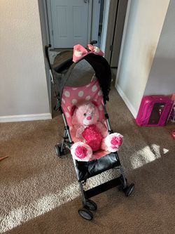 Minnie Mouse Stroller With Plush