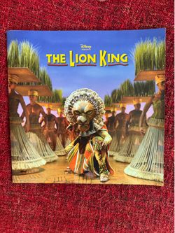 The Lion King stage musical book