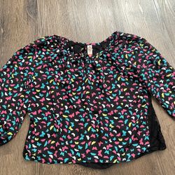 Girls Shower Butterfly Lace Back Shirt Size 16/18 By No Boundaries #11