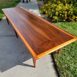 Bassett Furniture 60's Surfboard coffee table *RESTORED*STUNNING*