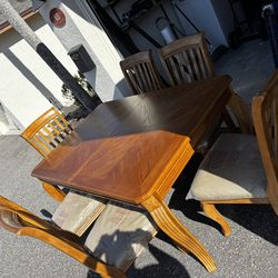 Wood Dining set
