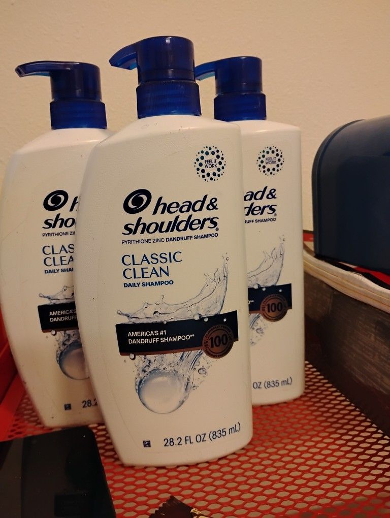 3 Bottles Of Brand New(Never Used) 28 Ounce, HEAD AND SHOULDERS SHAMPOO