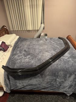 Garage Unique Front Lip Civic Type R fl5 carbon fiber painted Gloss black