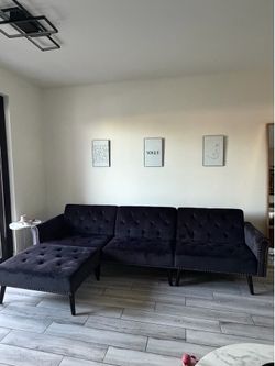 Black Sectional Sofa Couch