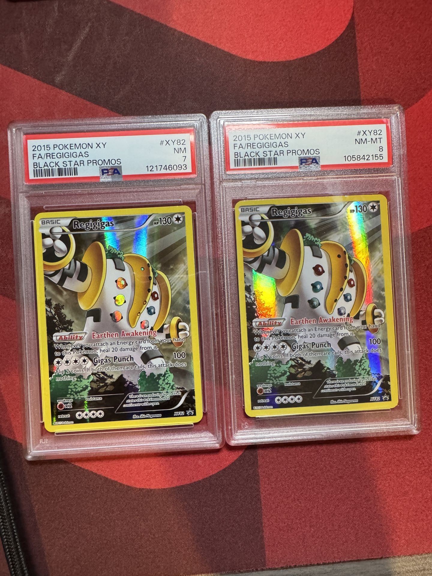 Pokemon XY Regigigas PSA graded