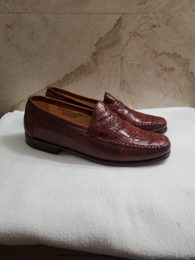 Florsheim Imperial Cayman Leather Shoes
