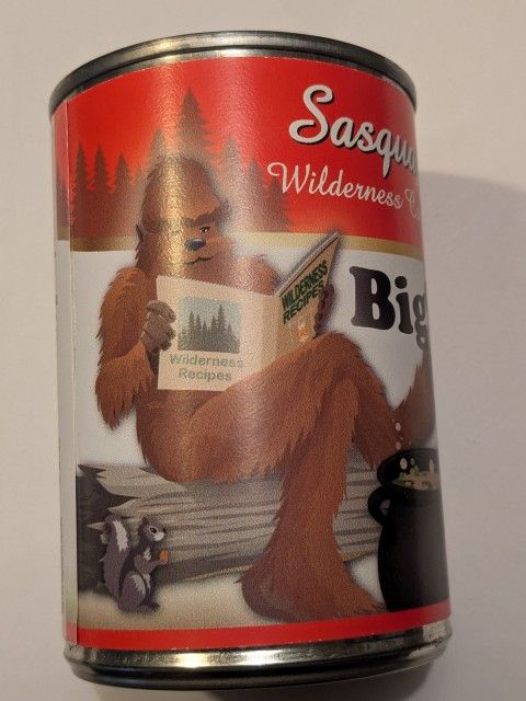🤣 Can Of Bigfoot Mystery Meat Gag Gift