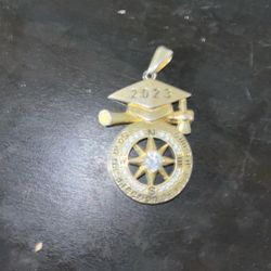 Graduation Charm Pendant For Class 2023