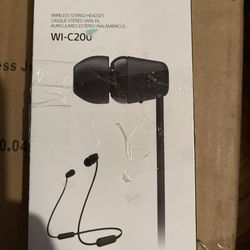 Sony WI-C200 Wireless Bluetooth Earphones