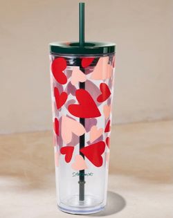 STARBUCKS 2026💗Limited Edition 💕🥤❤️HEARTS❤️🥤💕24.oz Cold cup