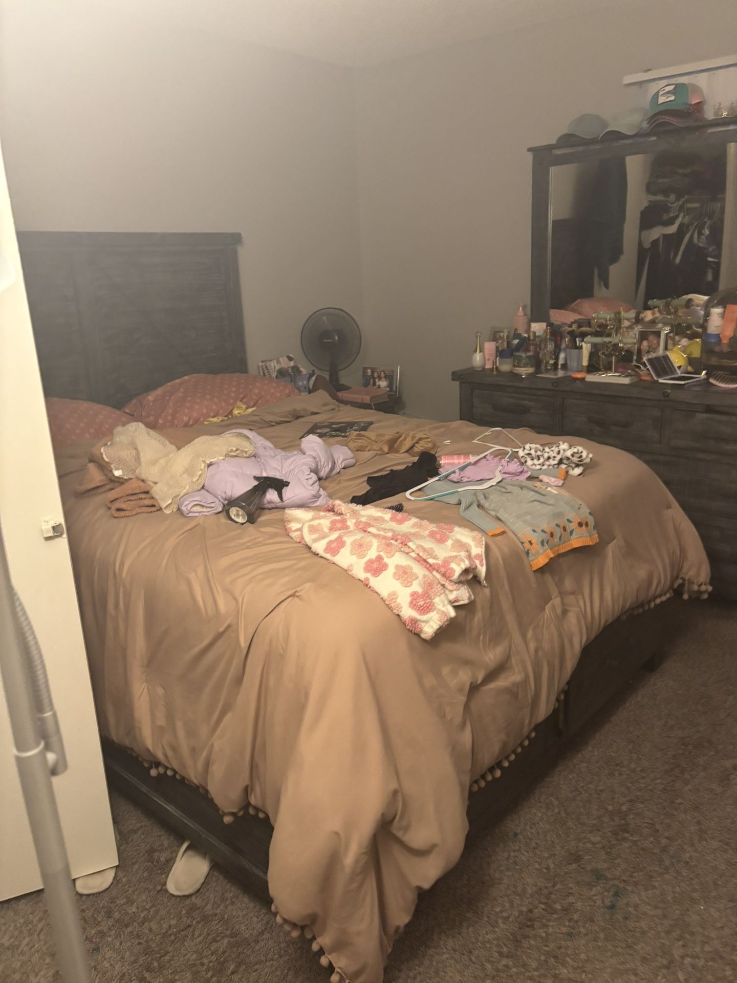 Bed Frame And Dresser 