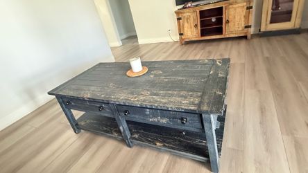 Rustic coffee table
