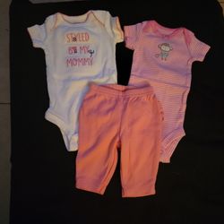 Baby girl onesie Set