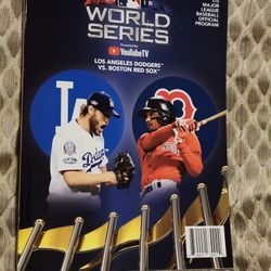 2018 Dodgers Vs Red Sox World Series Program 