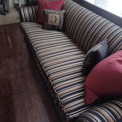 100 Year Old  Re-Uphoelstered Couch Thats A Must See