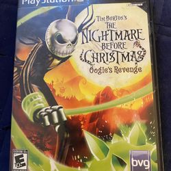 Nightmare Before Xmas Ps2