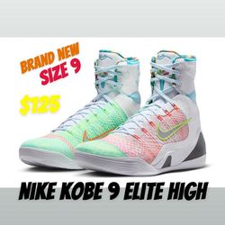 Nike Kobe IX 9 High Elite Brand New Size 9 Mamba Fury