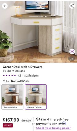 Corner desk