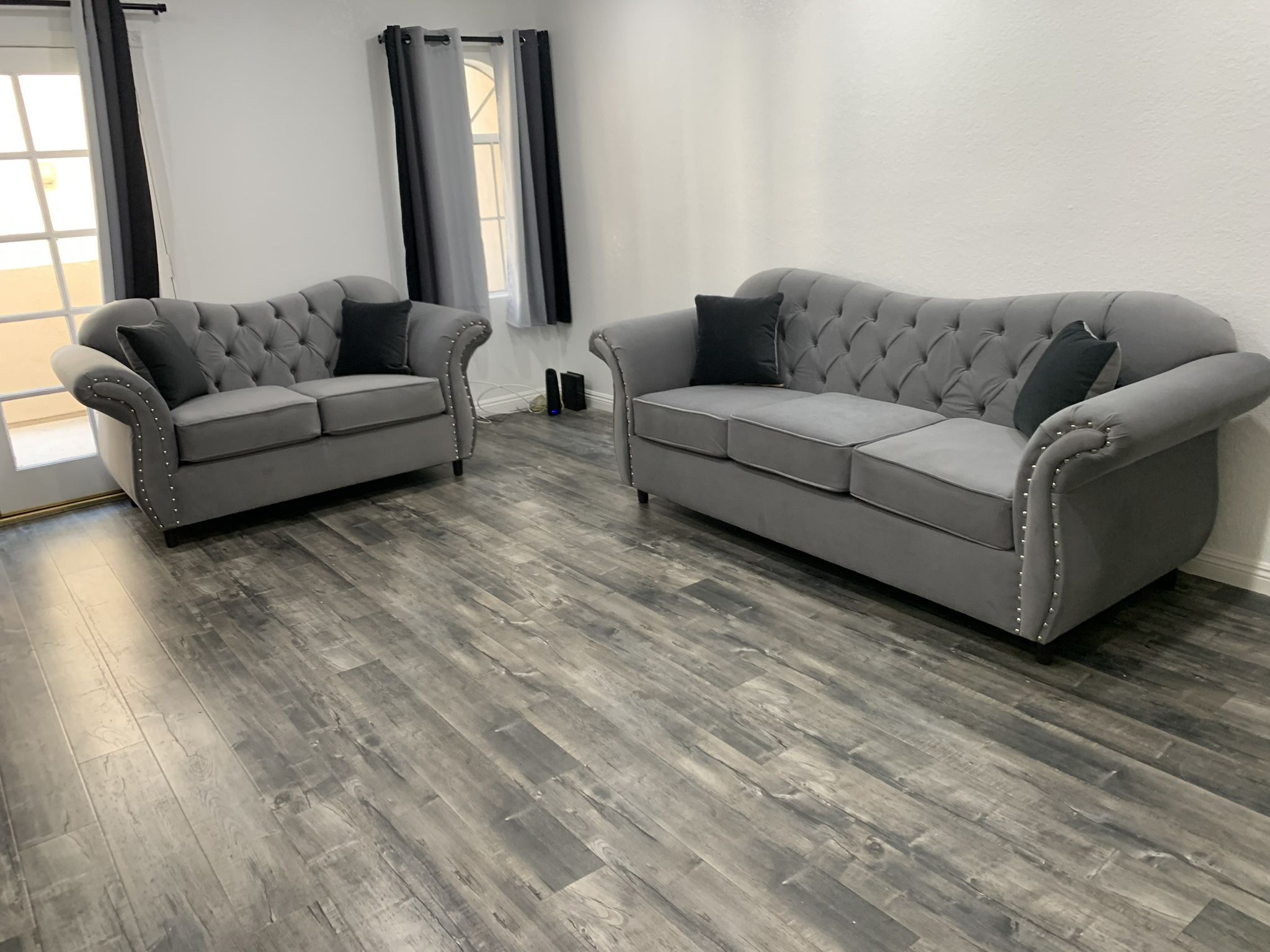 $1199 Brand New Sofa And Loveseat Set (read description below)