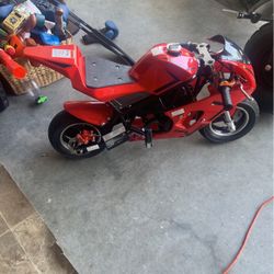 brand new pocket bike for a kid 