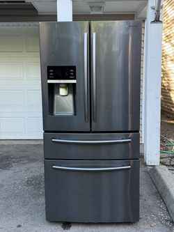 Samsung French door refrigerator.