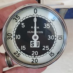 Vintage SW Stewart Warner Hand Held RPM Tachometer Tester
